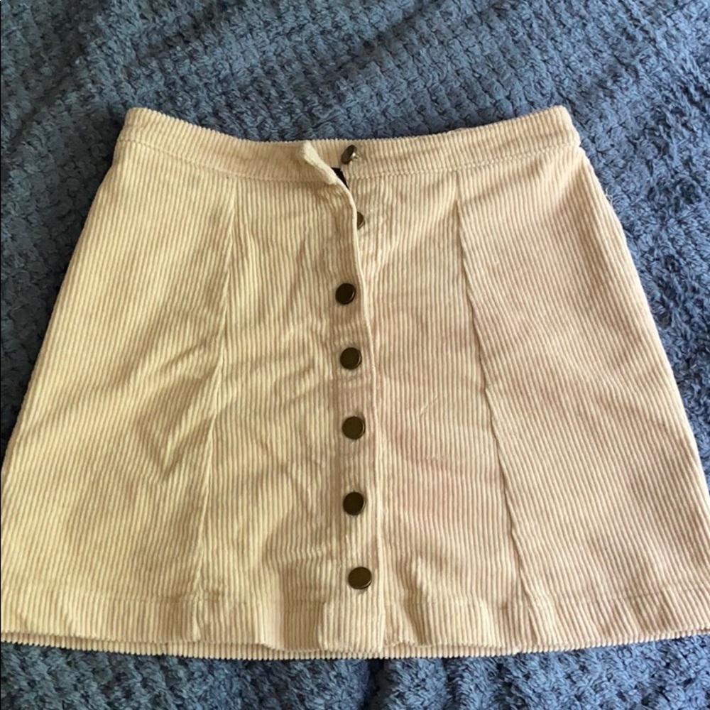 White skirt